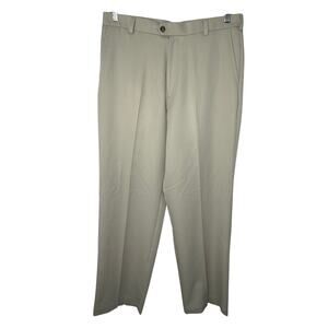 IZOD Golf Cool-FX Performance Pants Khaki Moisture Wicking 34x32 NWT